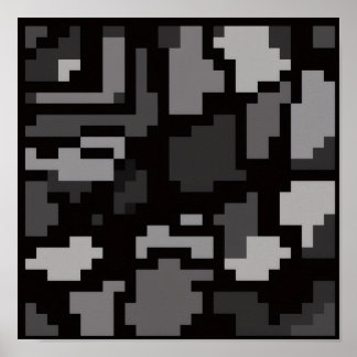 Gray abstract ポスター