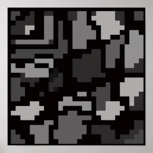 Gray abstract ポスター (正面)