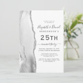 Gray Agate Silver 25th Anniversary 招待状 (スタンド正面)