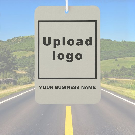 Gray Air Freshenerのビジネス名とロゴ カーエアーフレッシュナー