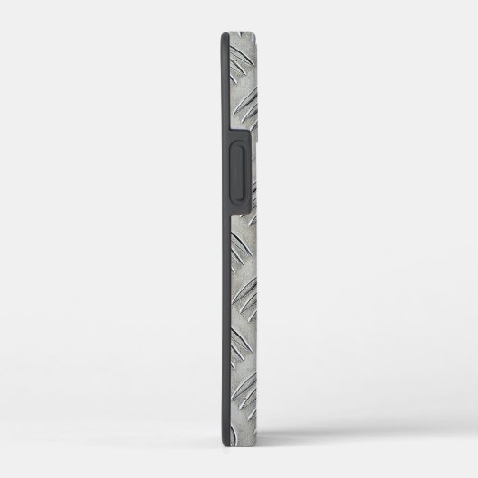 Gray Aluminum Diamond Plate Pattern Case-Mate iPhoneケース (裏面 / 右)