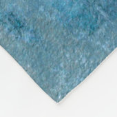 Gray and Blue抽象芸術・アート・ペインティン絵を描グ要約、 フリースブランケット (角)