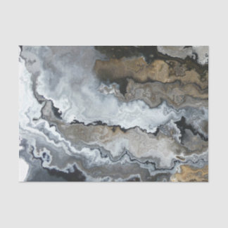 Gray and Brown Fluid Pour 薄葉紙