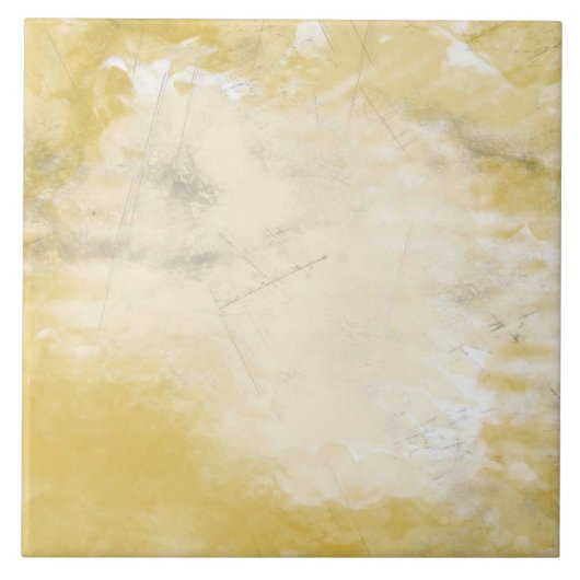 Gray and Gold Marble Look Art Tile タイル (正面)