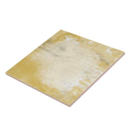 Gray and Gold Marble Look Art Tile タイル (側面)