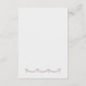 Gray and Pink Bells Details Insert for Invitation エンクロージャーカード (裏面)