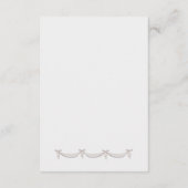 Gray and Pink Bells Details Insert for Invitation エンクロージャーカード (裏面)