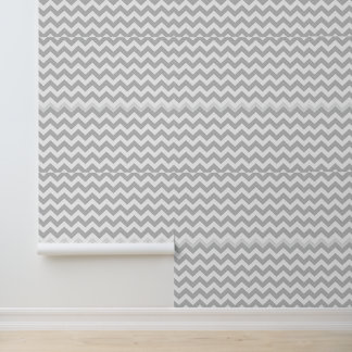 Gray and white Chevron Pattern  壁紙