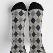 Gray Argyle  ソックス (上部)
