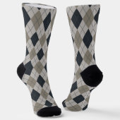 Gray Argyle  ソックス (傾斜あり)