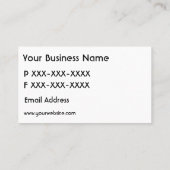 Gray Black Monogram名刺 名刺 (裏面)