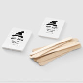 Gray black RIP 30's 40th birthday witch hat hallow ハンドファン (組立なし)