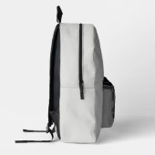 Gray Black Tiger Graduation Backpack プリントバックパック (左)