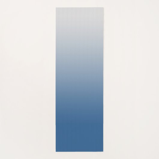 Gray Blue Gradient Yoga Mat ヨガマット (裏面)