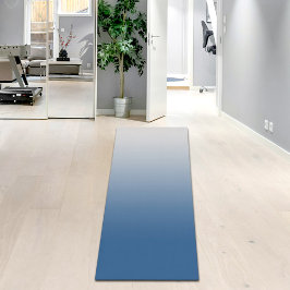 Gray Blue Gradient Yoga Mat ヨガマット