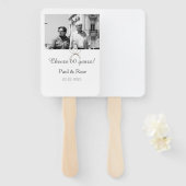 Gray bow cheers to 60 years anniversary wedding  ハンドファン (正面&裏面)