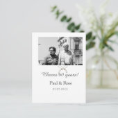 Gray bow cheers to 60 years anniversary wedding  ポストカード (スタンド正面)