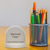 Gray Business Brand on Snow Globe