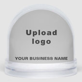 Gray Business Brand on Snow Globe (正面)