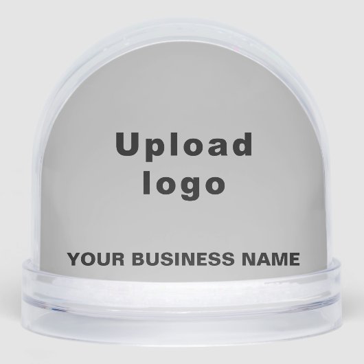 Gray Business Brand on Snow Globe (正面)