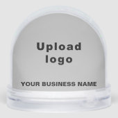 Gray Business Brand on Snow Globe (裏面)