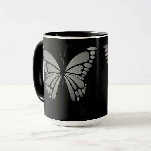 Gray Butterfly マグカップ (正面左)