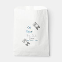Gray butterfly blue baby shower oh baby modern ext