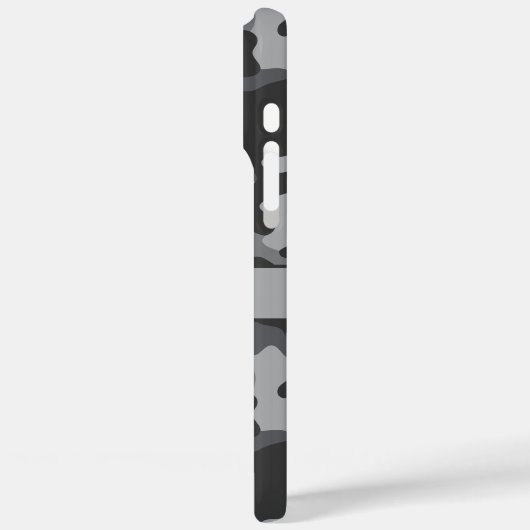 Gray Camouflage Personalized Case-Mate iPhoneケース (裏面 / 左)