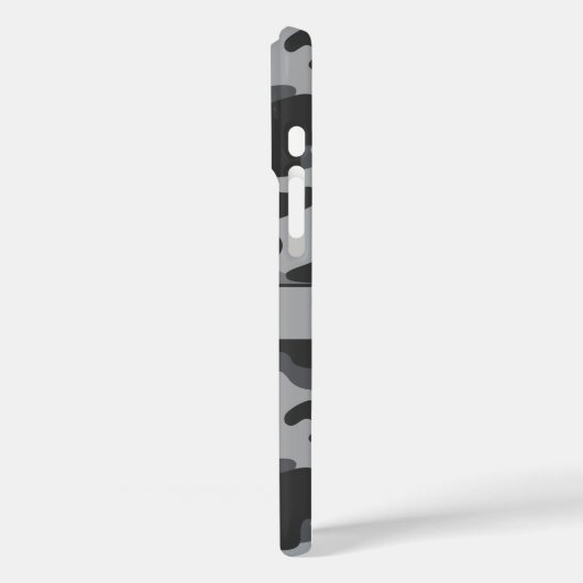 Gray Camouflage Personalized Case-Mate iPhoneケース (裏面 / 左)