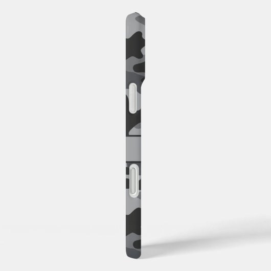 Gray Camouflage Personalized Case-Mate iPhoneケース (裏面 / 右)