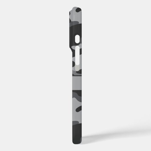 Gray Camouflage Personalized Case-Mate iPhoneケース (裏面 / 左)