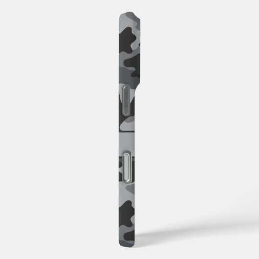 Gray Camouflage Personalized Case-Mate iPhoneケース (裏面 / 右)