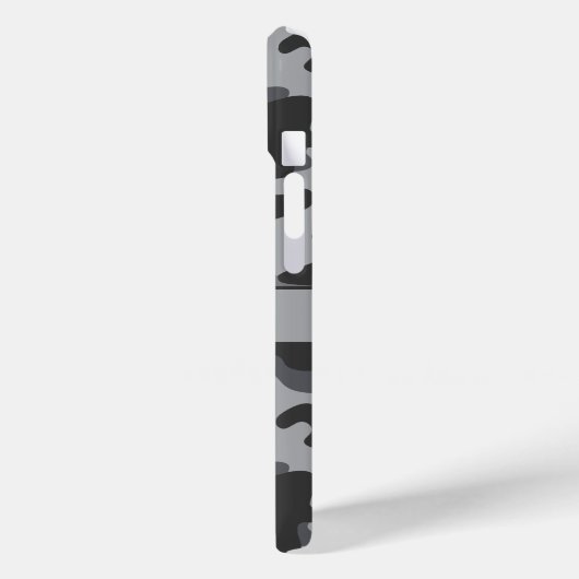 Gray Camouflage Personalized Case-Mate iPhoneケース (裏面 / 左)