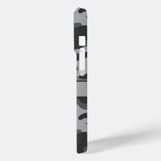Gray Camouflage Personalized Case-Mate iPhoneケース (裏面 / 左)