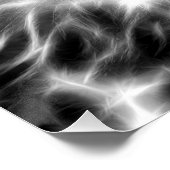 Gray Cat Art 20" x 20インチ、ポスター紙（半光沢） ポスター (コーナー)