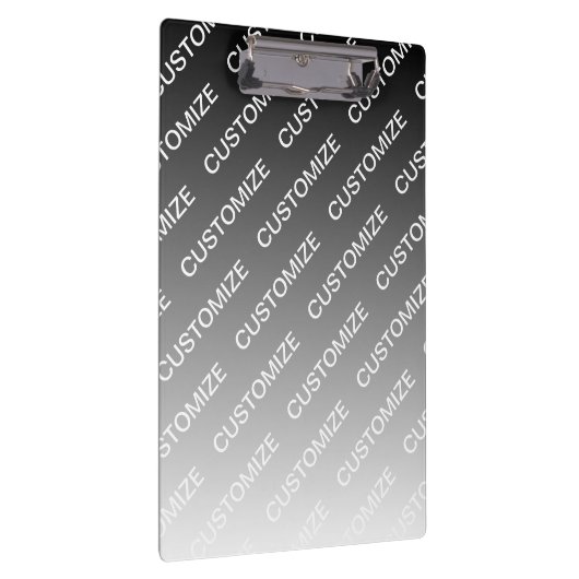 Gray (changeable color) Ombre & Text Pattern クリップボード (右)
