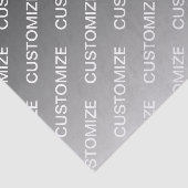 Gray (changeable color) Ombre & Text Pattern 薄葉紙 (詳細)