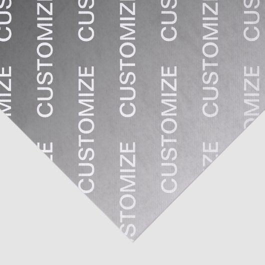 Gray (changeable color) Ombre & Text Pattern 薄葉紙 (詳細)