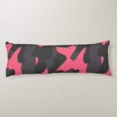 Gray, Charcoal and pink camo ボディピロー (裏面)