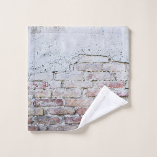 Gray concrete bricks wall ウォッシュタオル