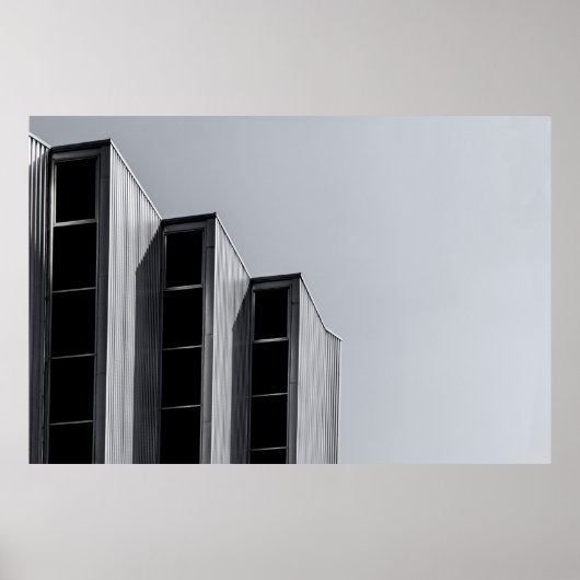 GRAY CONCRETE BUILDING ポスター (正面)