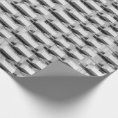 Gray concrete building ラッピングペーパー (角)