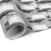 Gray concrete building ラッピングペーパー (ロールコーナー)