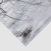 Gray Contemporary Abstract Decoupage Tissue Paper 薄葉紙 (詳細)