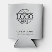 Gray Custom Business Logo Double Sided Promotional 缶クーラー (正面)