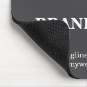 Gray Custom Company Logo Promo mouse pad マウスパッド (コーナー)