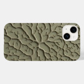 Gray Embossed Organic Texture iPhone Case Case-Mate iPhoneケース (裏面 (横))