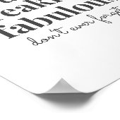 Gray Freaking Fabulous Motivational Confidence ポスター (角)