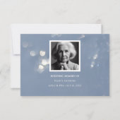 Gray Funeral Memorial From Family Thank you Card サンキューカード (正面)