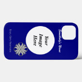 Gray/Gray Clover Ribbon Tmpl by Kenneth Yoncich Case-Mate iPhoneケース (裏面 (横))